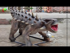 Vida Animatronic vivo do dinossauro do parque temático - Ankylosaurus Animatronic do tamanho