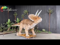 Controle de Indução Realista Dinossauros Animatrônicos Triceratops Animatrônicos Para Ataque
