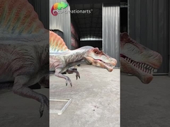 Dinossauros animatrônicos em tamanho real para parque temático Spinosaurus para parque de diversões