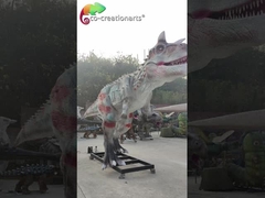 Vida Animatronic do dinossauro - parque de diversões de Animatronic Carnotaurus For do modelo do dinossauro do tamanho