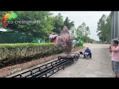 Animatrônico Spinosaurus Dinossauros simulados com pista de 15m para atração do parque temático