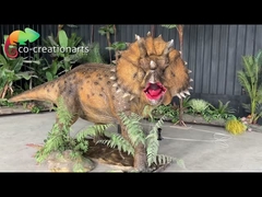 Simulação de tamanho de vida Triceratops Animatrônico Para Jurassic Park