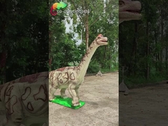 Vida impermeável - Brachiosaurus jurássico do dinossauro Animatronic do tamanho para o parque de diversões