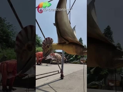 Vida exterior da exposição - Waterproofing Animatronic de Pterosaur dos dinossauros do tamanho