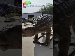 Dinossauro do CE 5M Animatronic Ankylosaurus Artificial para a exposição do shopping