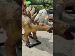 Tamanho natural Stegosaurus Animatrônico Dinossauros de aparência realista Para decoração de parques temáticos