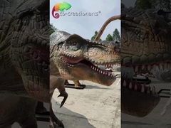 5M T Rex Jurassic Park Animatrônico Parques Temáticos Dinossauros Som Correspondente