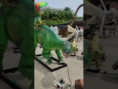 Vida realística - modelo Animatronic Weather Resistance de Iguanodon dos dinossauros do tamanho