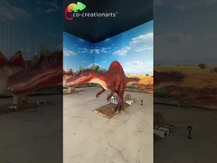Dinossauro animatrónico realista
