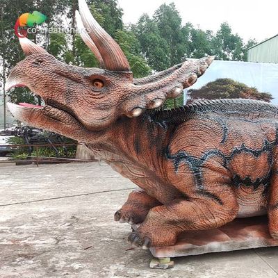 Modelo de Triceratops Animatrónico para Decoração de Parques Temáticos