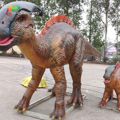 Vida do parque temático - modelo realístico For Amusement Park do dinossauro de Parasaurolophus do dinossauro Animatronic do tamanho