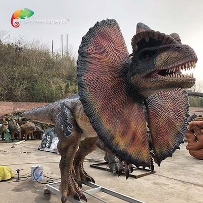 comprar Vida Animatronic da fábrica do Dilophosaurus - Dilophosaurus do dinossauro de Animatonic do parque de diversões do tamanho online manufacture