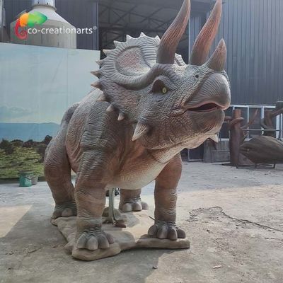 comprar Vida realística - dinossauro Animatronic Trceratops do tamanho jurássico para o parque de diversões online manufacture
