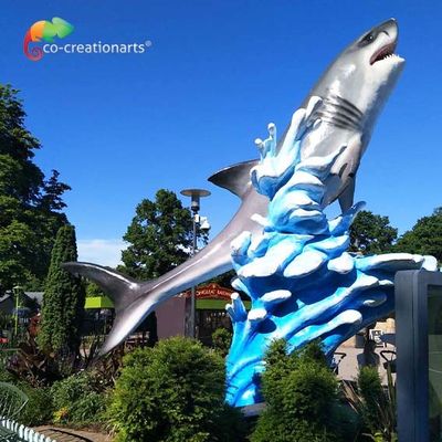 Aquário Animais Animatrónicos Realistas Ondas de Tubarão Modelo Realista Para a Exposição do Mundo do Mar