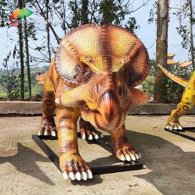 comprar Dinossauro animal das estátuas da fibra de vidro de Protoceratops da resina superfície lisa do grande online manufacture