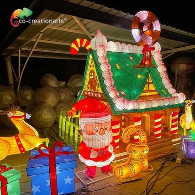 comprar Lanterna gigante da casa do Natal da lanterna do Natal do à prova de água do CE para a mostra online manufacture