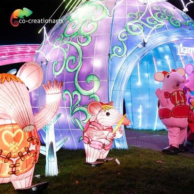 comprar Lanternas chinesas do festival de Ourdoor do comprimento da luz 2m do diodo emissor de luz para a mostra do Natal online manufacture