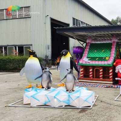 comprar Resistência chinesa do tempo da lanterna do pinguim das lanternas do festival do parque do aquário online manufacture