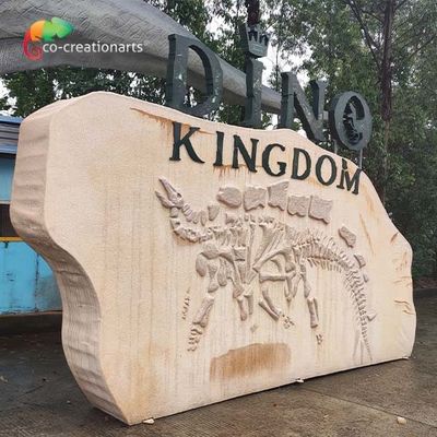 comprar Fibra de vidro feito-à-medida Logo For Amusement Park Decoration do Animatronics da anti água Fabricação em linha