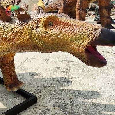 Tamanho natural Stegosaurus Animatrônico Dinossauros de aparência realista Para decoração de parques temáticos