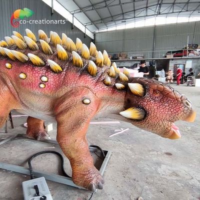 comprar vida de 6m - tamanho Sunproof Animatronic que ilumina o modelo For Outdoor Exhibition do dinossauro do Ankylosaurus online manufacture