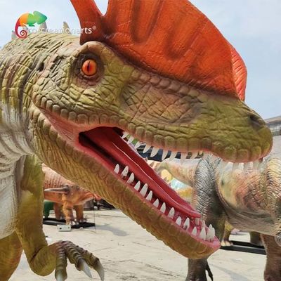 comprar Vida à prova de intempéries - Dilophosaurus Animatronic 5meters dos dinossauros Animatronic do tamanho online manufacture
