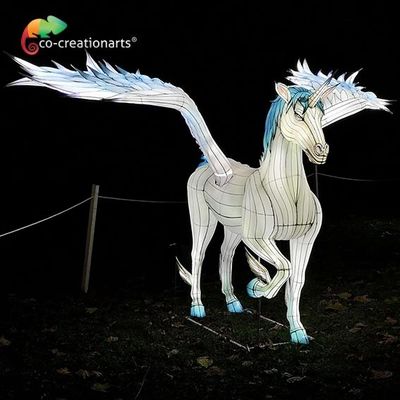 comprar Criatura mítico ocidental Unicorn Lantern Colorful Outdoor Lanterns 110V 220V online manufacture