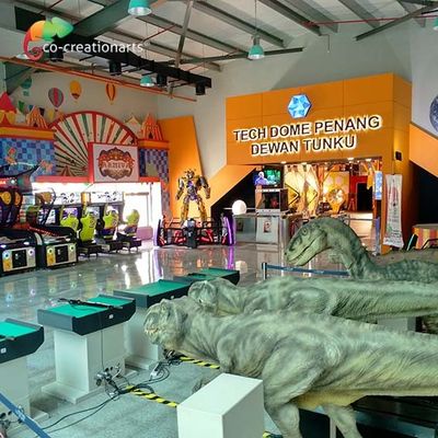 Equipamento Animatronic realístico de tiro do dinossauro ao parque de diversões