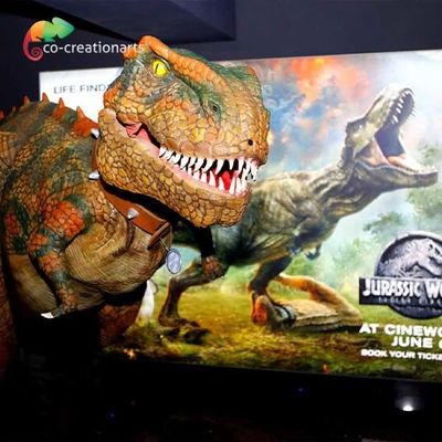 comprar Personalização 4,5 medidores de luz Animatronic do diodo emissor de luz de T Rex Costume With online manufacture