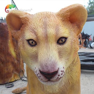 comprar Leões lisos da fibra de vidro da textura impermeáveis para o parque temático online manufacture