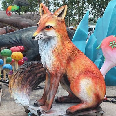 1,6 da altura medidores de Fox Animatronic da fibra de vidro para o campo de jogos