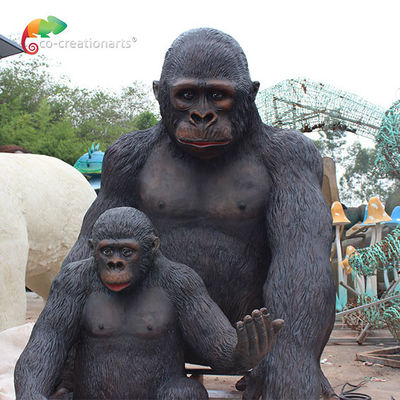 2 medidores de certificado Animatronic do Ce do Iso do orangotango da fibra de vidro da altura