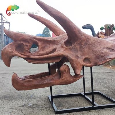 Triceratops jurássico Sunproof de esqueleto da réplica do mundo para o museu