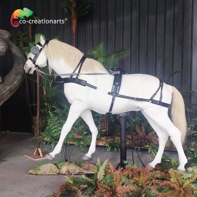 comprar Ridable simulou animais Animatronic realísticos de corrida do cavalo para a exposição do divertimento online manufacture