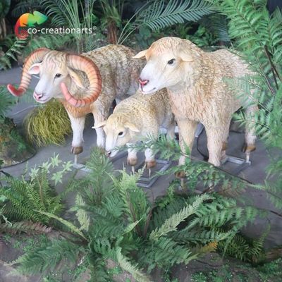 Os carneiros 110v Animatronic azuis simularam animais para as exposições animais