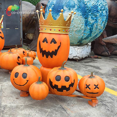 comprar Fibra de vidro de alto desempenho Animatrônico Impotente Decoração de abóbora Festival de Halloween online manufacture