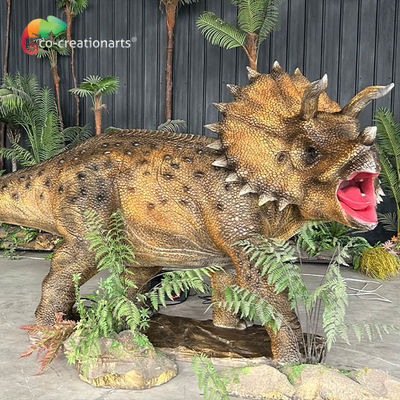 Simulação de tamanho de vida Triceratops Animatrônico Para Jurassic Park