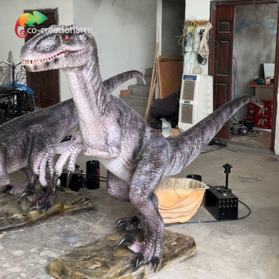 Sistemas de controlo de som realistas Dinsoaur Animatronic Simulatio Velociraptor Para exposição