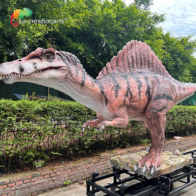 Animatrônico Spinosaurus Dinossauros simulados com pista de 15m para atração do parque temático