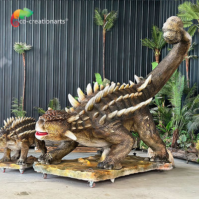 Anquilossauro Animatrônico Simulação Dinossauros Para Atração do Jurássico