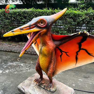 Simulação de Pterossauro Animatrônico Dinossauro Animatrônico Para Eles Atração do Parque