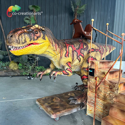Animatrónica T-Rex de tamanho real Máquina de despejo Dinossauro Equipamento de playground para crianças