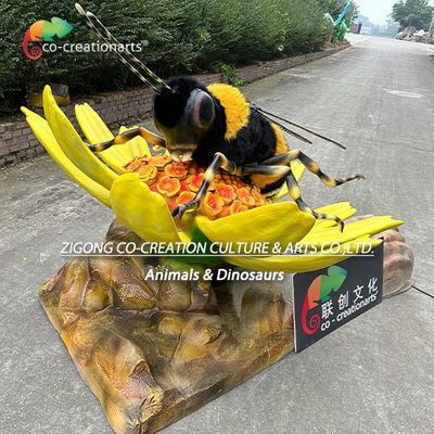 comprar Insetos Animatrónicos Apícolas Animatrónicas Personalizadas Com Flores Para Decoração de Parques Temáticos Fabricação em linha