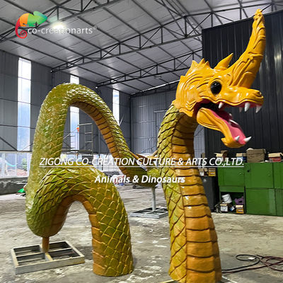 Dragão Oriental Animatrónico Realista: Escalas Brilhantes e Movimentos Dinâmicos para Exposições Imersivas do Parque Temático