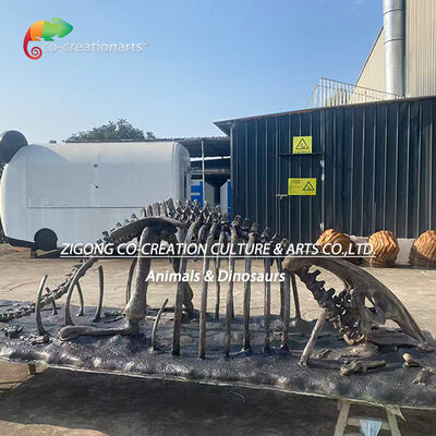 comprar Fósseis de esqueleto de dinossauro de fibra de vidro Restos de esqueleto de Parasaurolophus Fabricação em linha