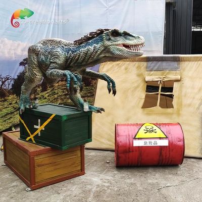 Bom preço. dinossauros Animatronic do Velociraptor de 3m on-line