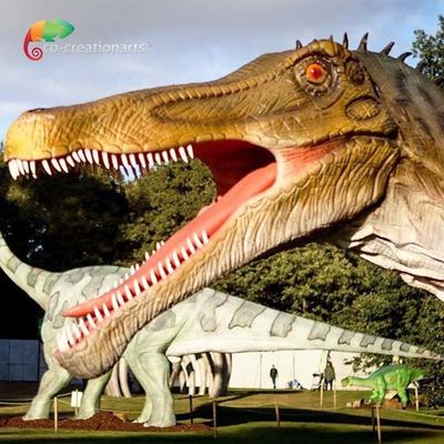 Bom preço. Playground Infrared sensor Life Size Animatronic Dinosaurs Realistic Spinosaurus 12m on-line