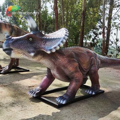 Bom preço. Impermeabilizante Animatronic do Triceratops do dinossauro da fibra de vidro exterior do campo de jogos on-line