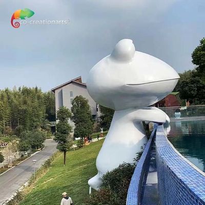 Bom preço. Resistência Animatronic do tempo da estátua da rã da fibra de vidro do parque da água do tema on-line