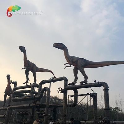 Bom preço. Modelos realísticos Waterproofing Animatronic do dinossauro do Velociraptor exterior da decoração on-line
